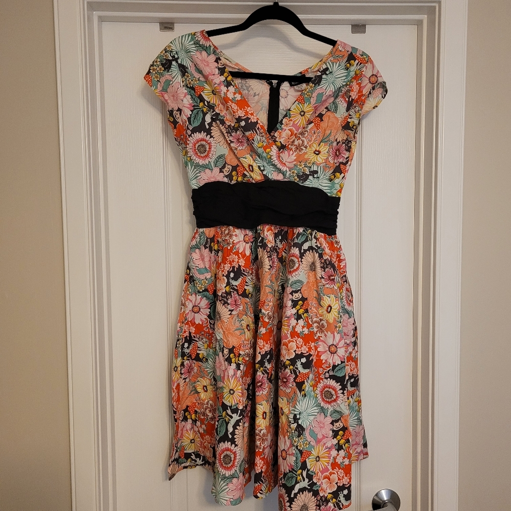 Retrolicious Alice in Wonderland A-line Dress from Modcloth